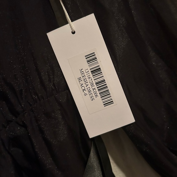 NWT Reformation Meesha Dress in Black - Picture 5 of 8